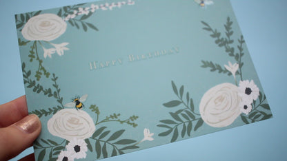 Birthday Flowers Card