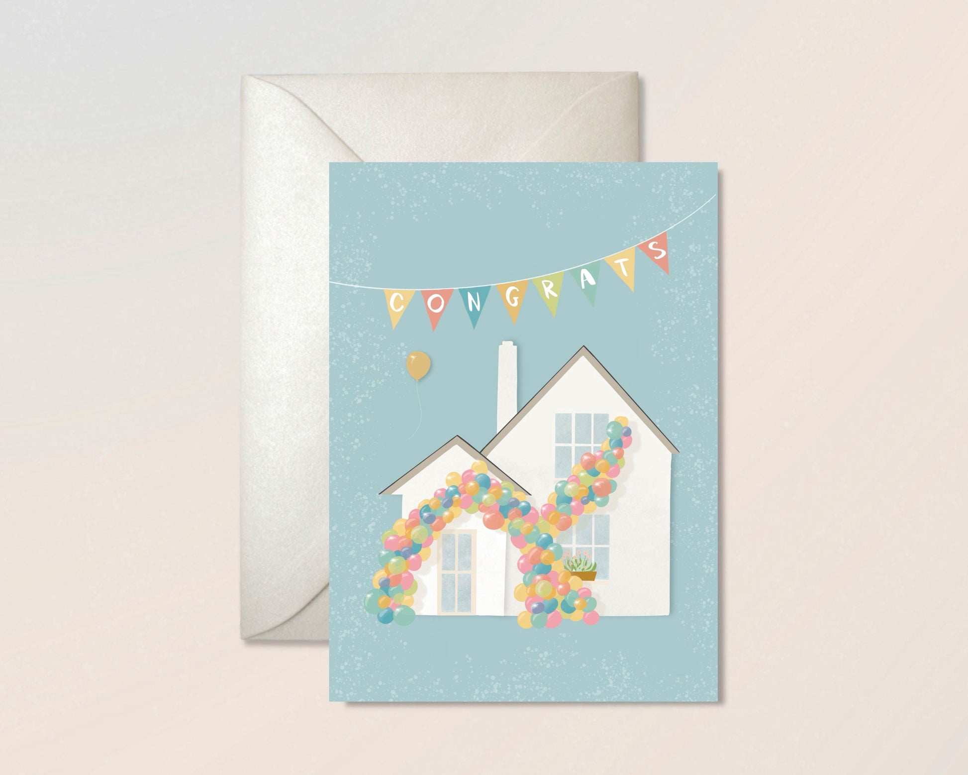 Congrats Home Card Greeting Cards - Honeypress Design