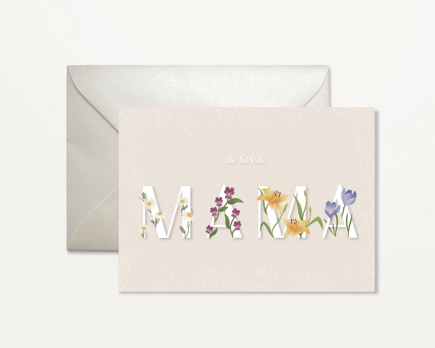 De Liefste Mama Greeting Cards - Honeypress Design