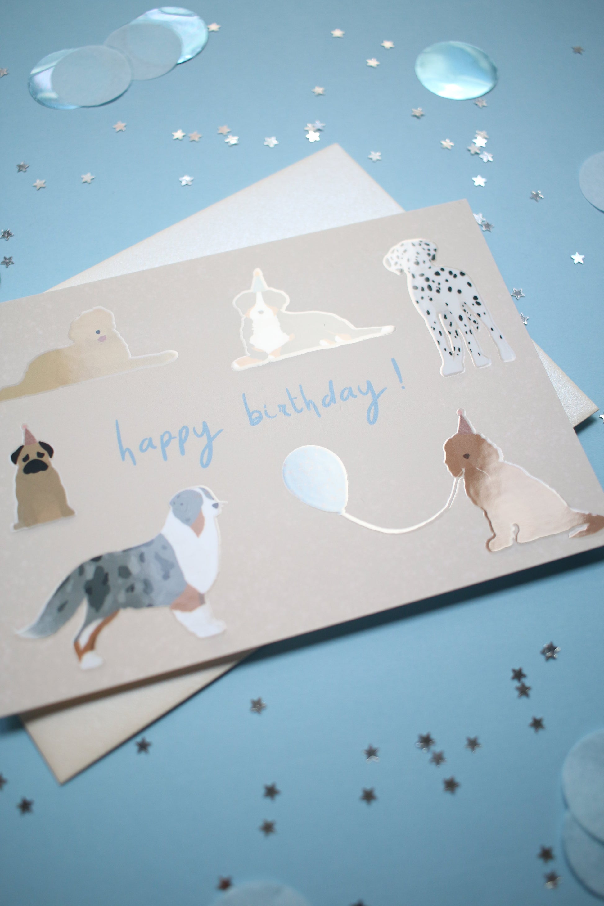 Dogs Happy Birthday Card Greeting Cards - Honeypress Design