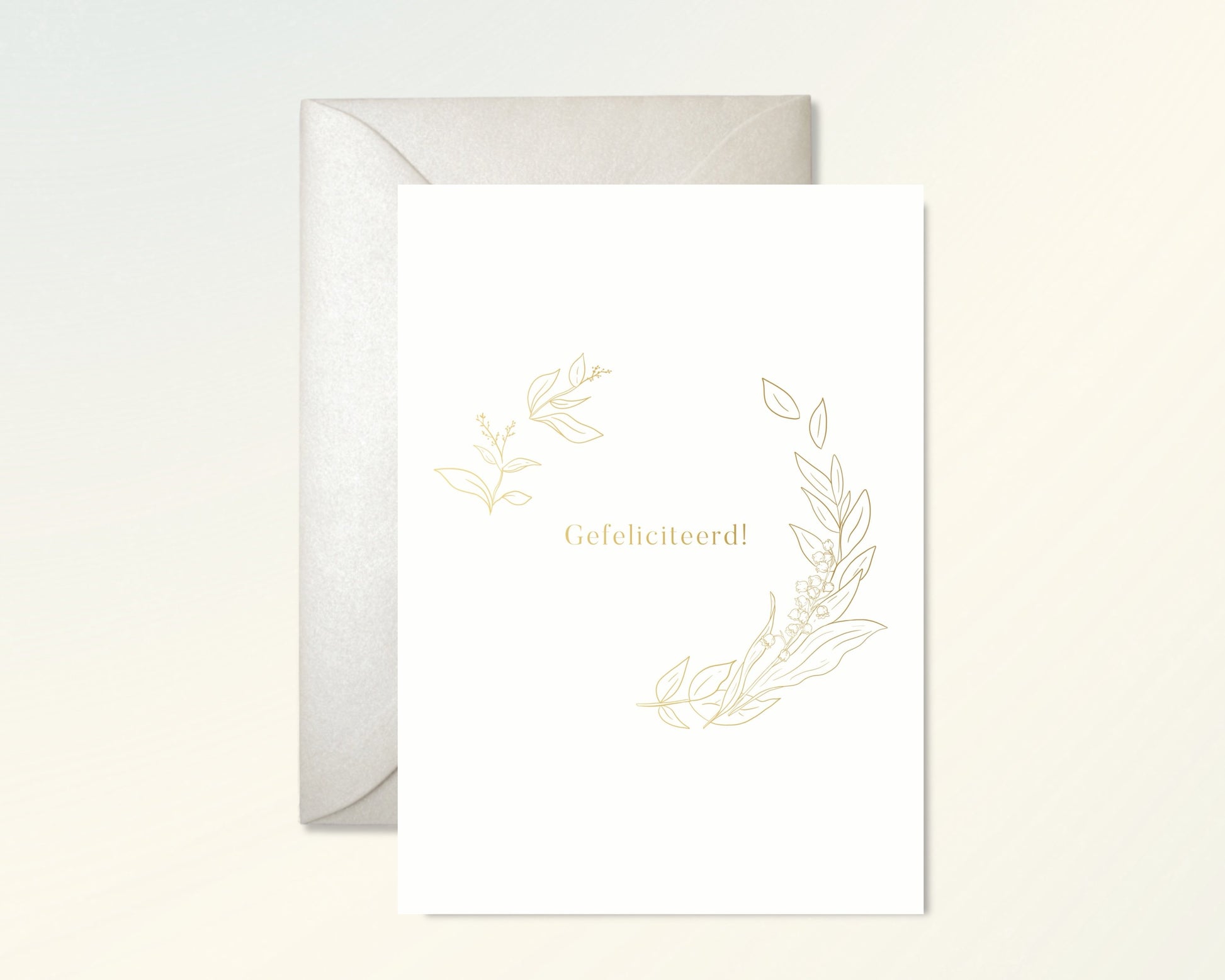 Gefeliciteerd! Greeting Cards - Honeypress Design