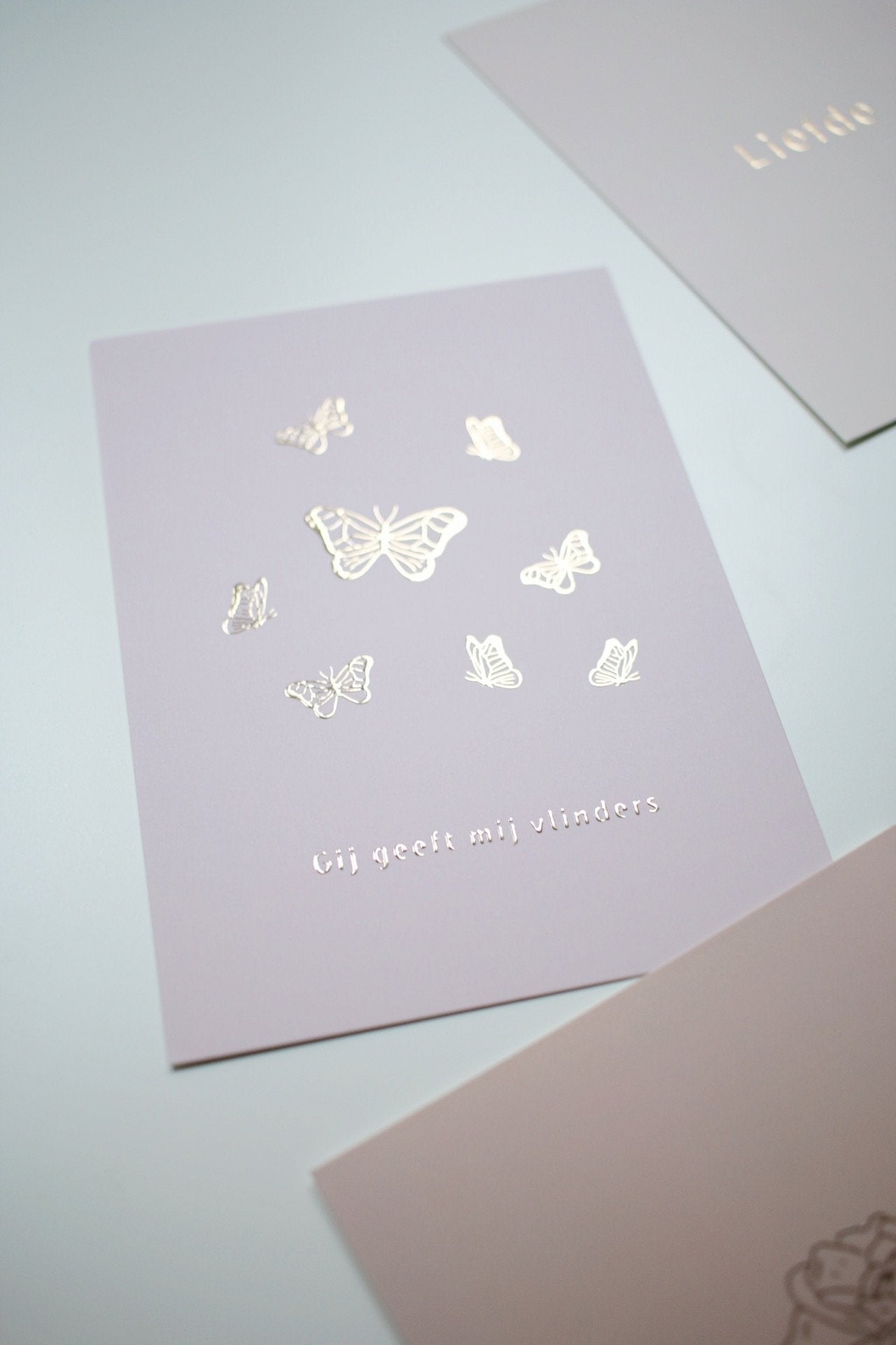 Gij geeft mij vlinders Greeting Cards - Honeypress Design