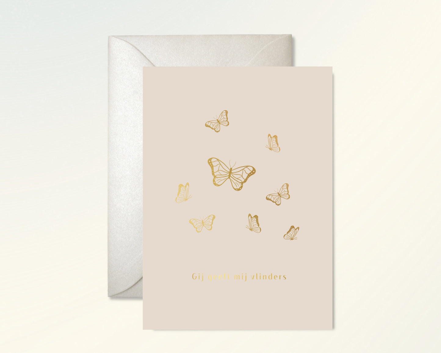 Gij geeft mij vlinders Greeting Cards - Honeypress Design