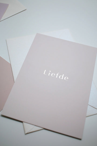 Liefde Greeting Cards - Honeypress Design