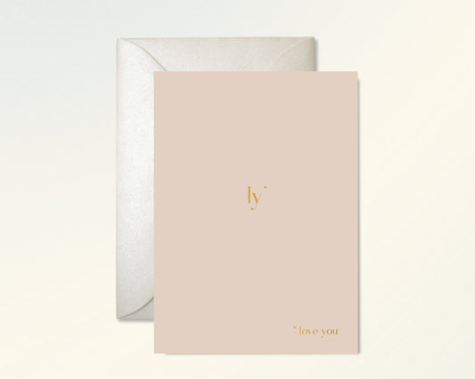 LY *Love You Greeting Cards - Honeypress Design