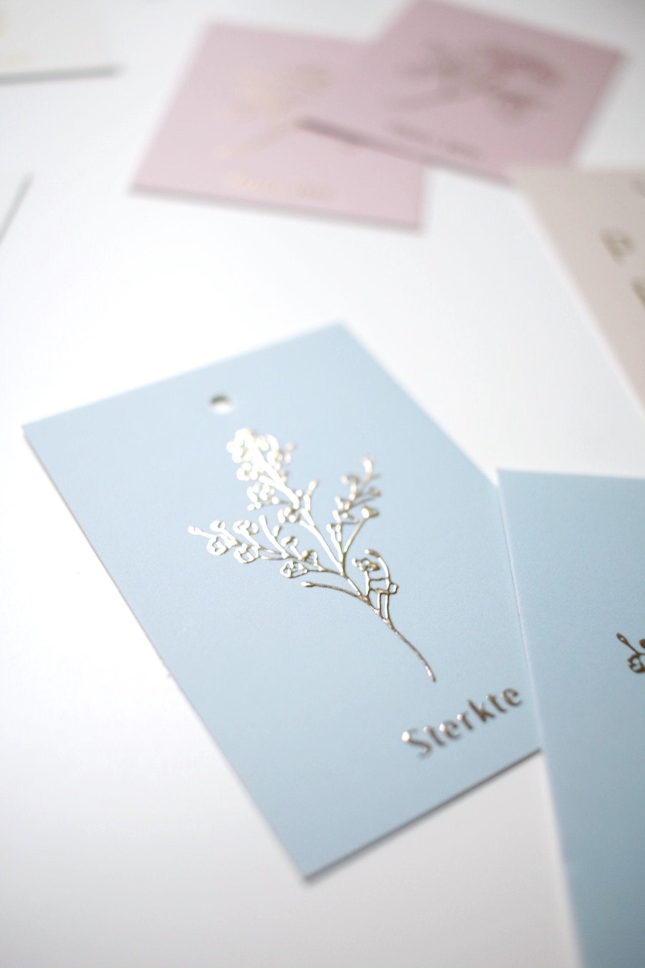 Sterkte Mini Kaartje Greeting Cards - Honeypress Design