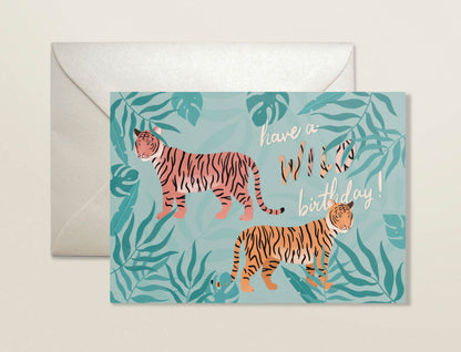 Wild Birthday Card Greeting Cards - Honeypress Design