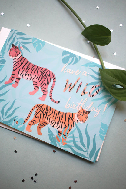 Wild Birthday Card Greeting Cards - Honeypress Design