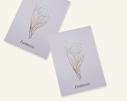 Zomaar Tulp Mini Kaartje Greeting Cards - Honeypress Design