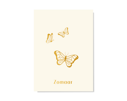 Zomaar Vlinders Mini Kaartje Greeting Cards - Honeypress Design